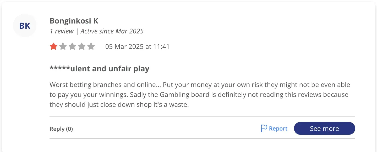 HelloPeter review screenshot