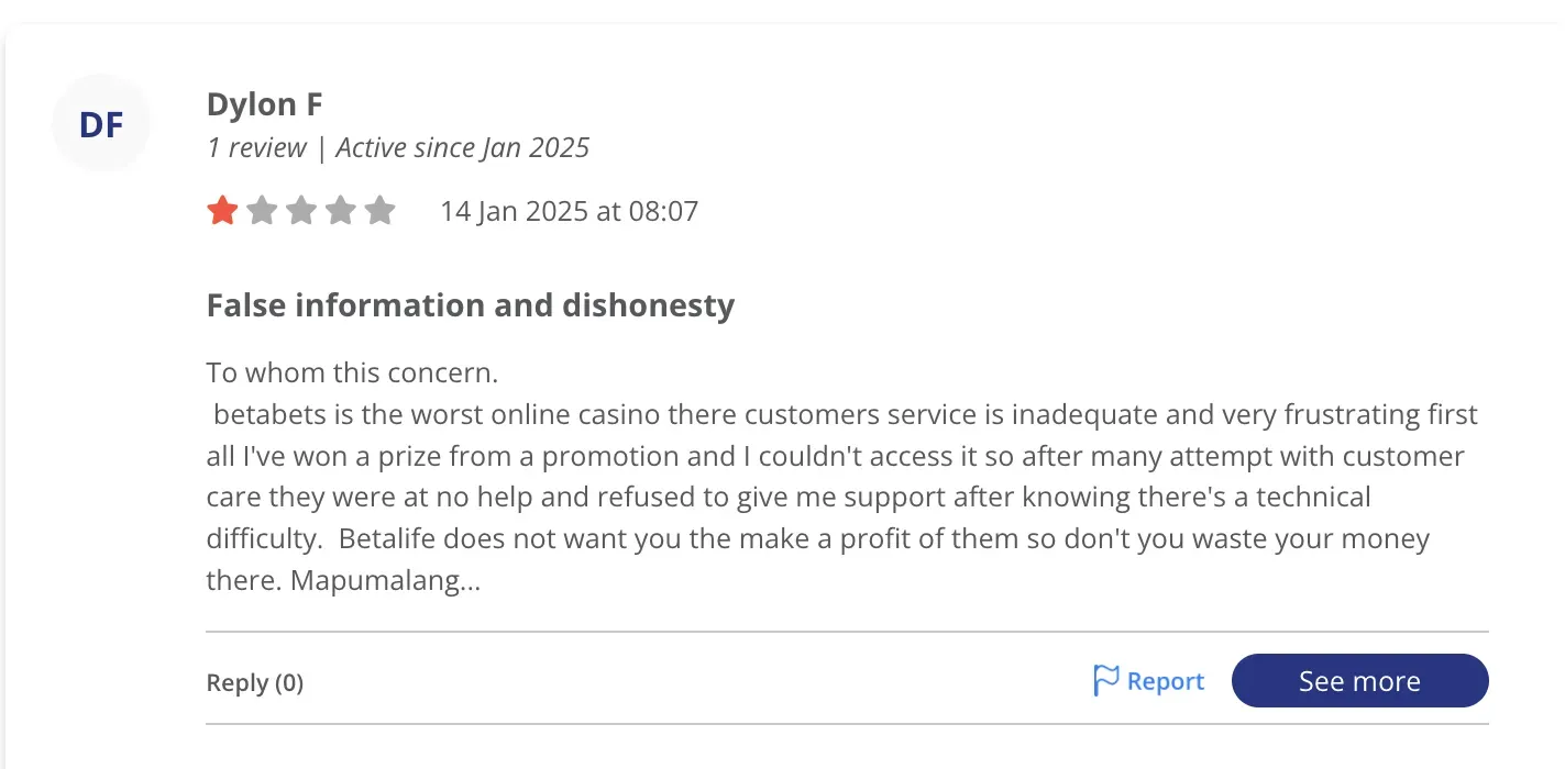HelloPeter review screenshot