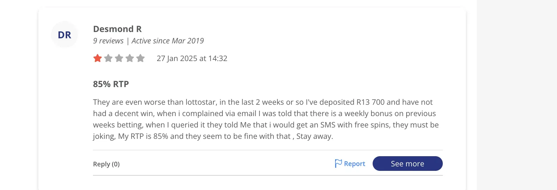 HelloPeter review screenshot