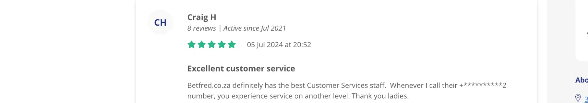 HelloPeter review screenshot