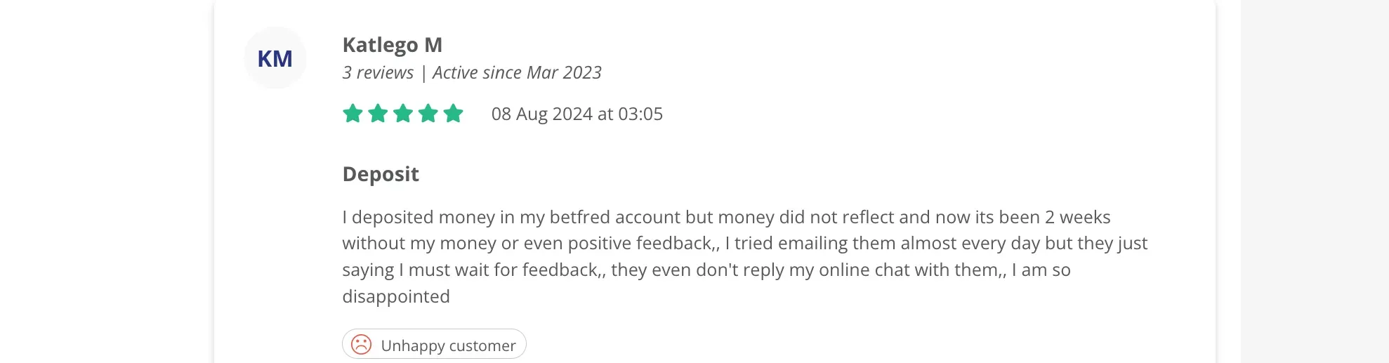 HelloPeter review screenshot